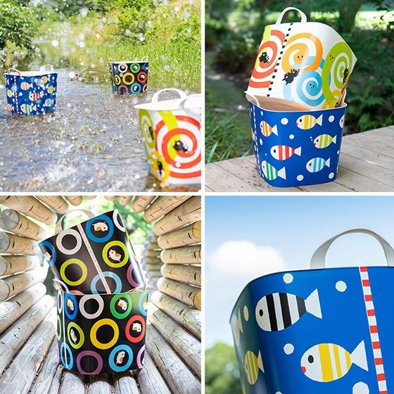 stacksto.（スタックストー） 4個以上で送料無料 バケット M しましま