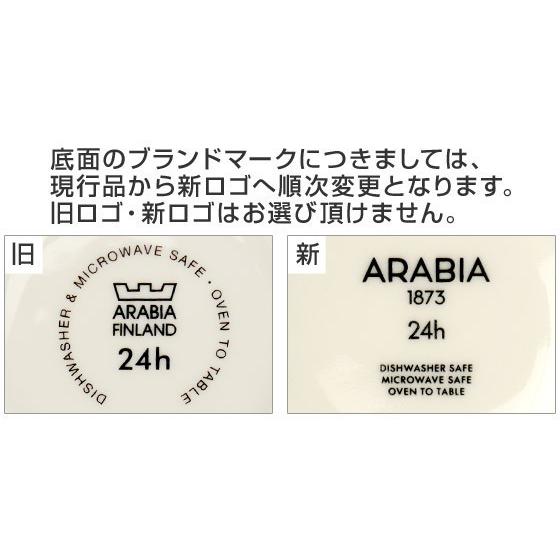 アラビア ARABIA 24h アベック プレート フラット26㎝ 旧ロゴ 廃盤 24h アベック 【並行輸入品】アラビア プレート 26cm イエロー Arabia