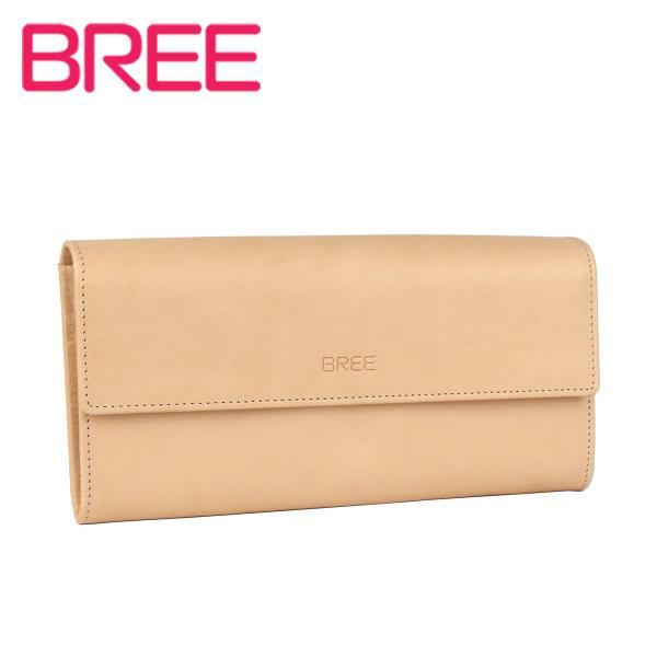 BREE 長財布 良品 1935 BREE 長財布 ラウンドファスナー ブラウン