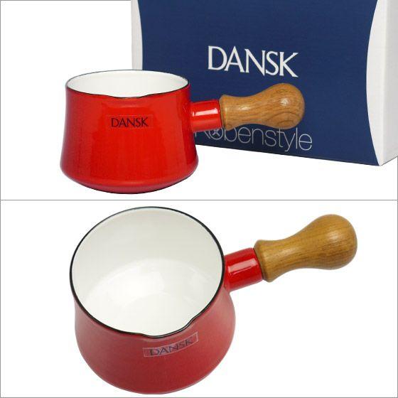 DANSK ダンスク 鍋 バターウォーマー チリレッド ホーロー 片手