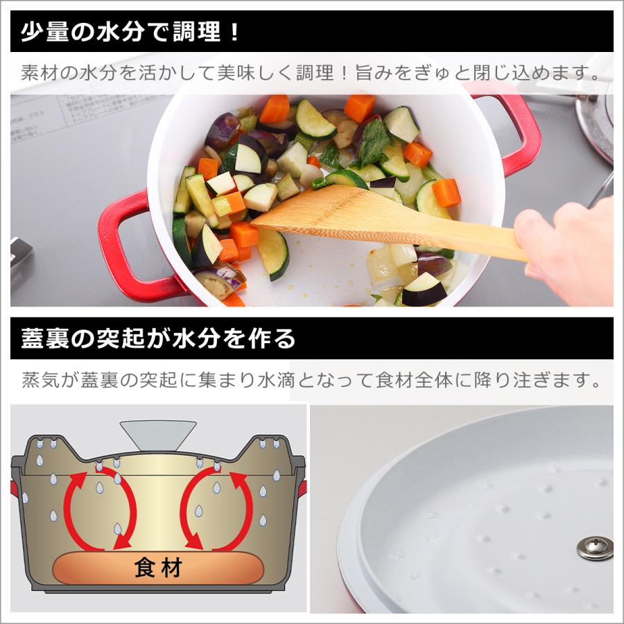 D&S D＆S IH対応 直火（ガス火）対応 ウォーターレス キャセロール