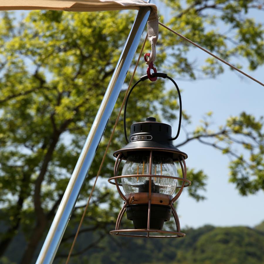 【訳あり・電池無し】ベアボーンズ リビング Railroad Lantern レイルロード ランタン LED Antique Bronze LIV-280 Barebones Living｜daily-3｜02