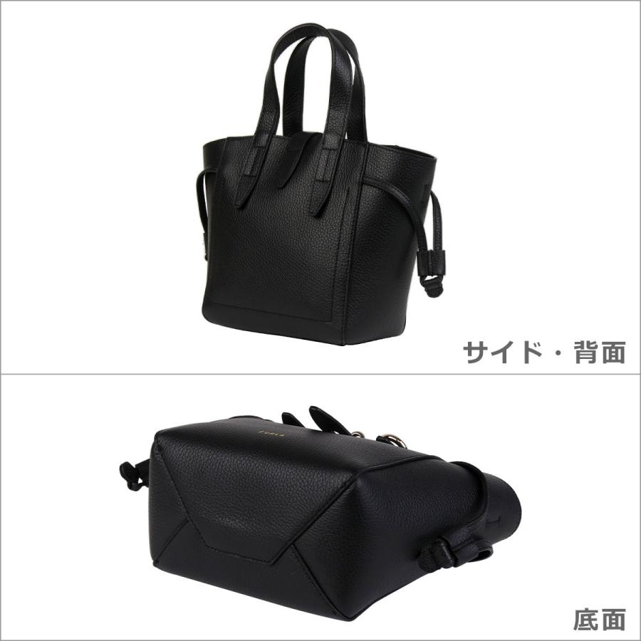FURLA フルラ ネット NET 2way ショルダーバッグ 黒ブラック ネロ 