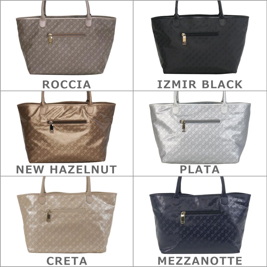 美品★GHERARDINI トートバッグ ブラウン/ターコイズ GHERARDINI ゲラルディーニ トートバッグ SOFTY EASY ソフティ