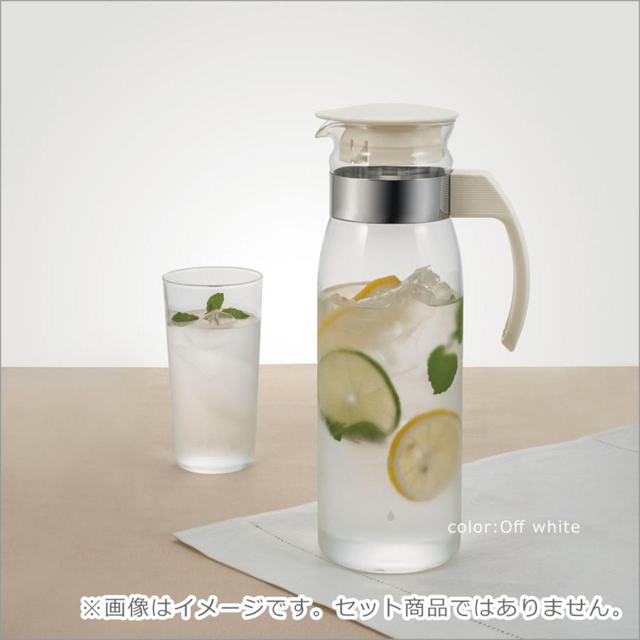 HARIO (ハリオ) 冷蔵庫 ポット スリム N 1400ml オフホワイト RPLN-14-OW qqffhab HARIO（ハリオ） 冷蔵庫ポットスリムN 1400ml RPLN-14-OW オフ