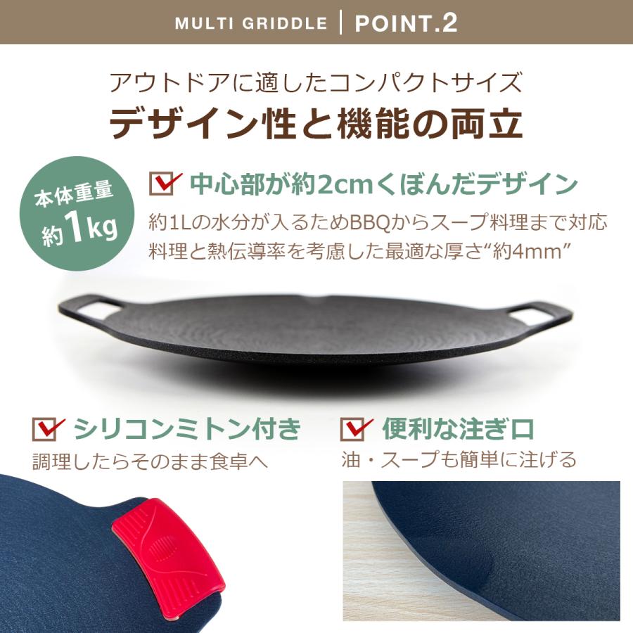 バーベキュー・調理用品 JHQ MULTI GRIDDLE 29cm Amazon.co.jp: JHQ Iron Plate Multi Griddle, 13.0 inches (33