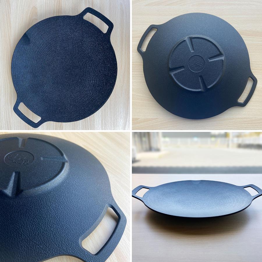 JHQ 鋳鉄フライパン マルチグリドル 33cm 蓋付き ヒヌマフウフ JHQ 正規品】 鉄板 マルチグリドル 蓋 純正 29cm 33cm ガラス