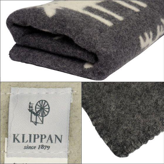 クリッパン　ウールブランケット ムース 130×180size 新品未使用 KLIPPAN/クリッパン ウール ハーフブランケット ベングトのムース