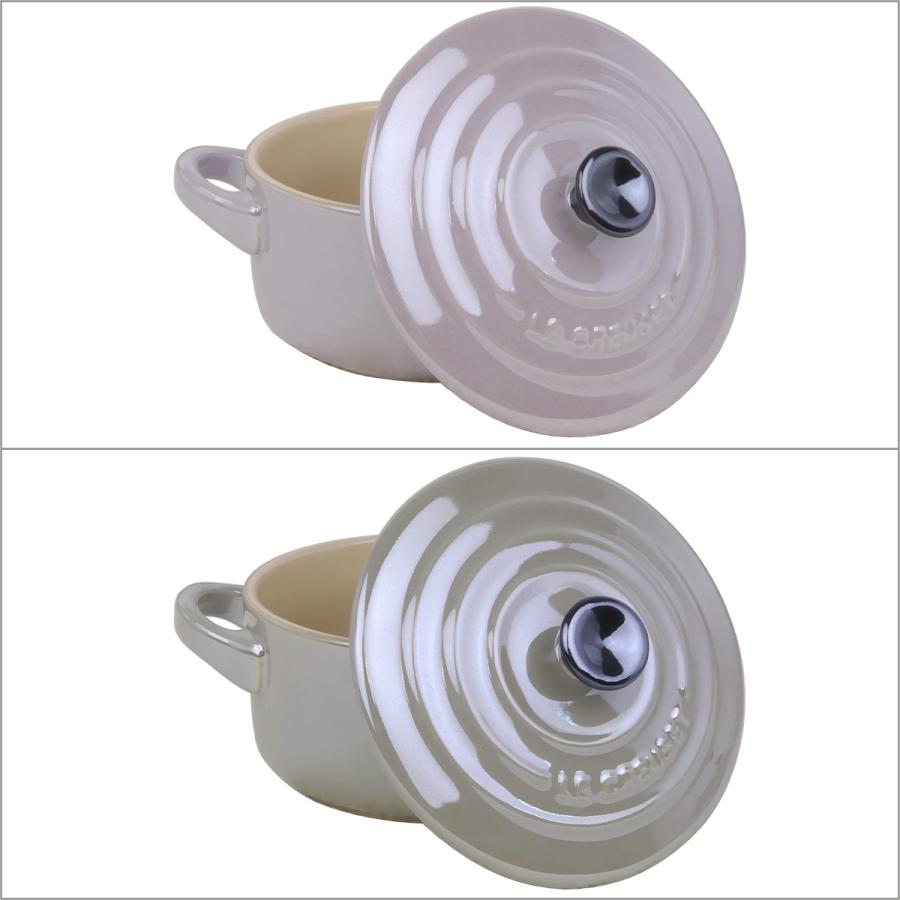 【新品】LE CREUSET スパイスジャー 4個セット　アイボリー　アップル Amazon | Le Creuset ガーリック・キーパー (デューン) | Le