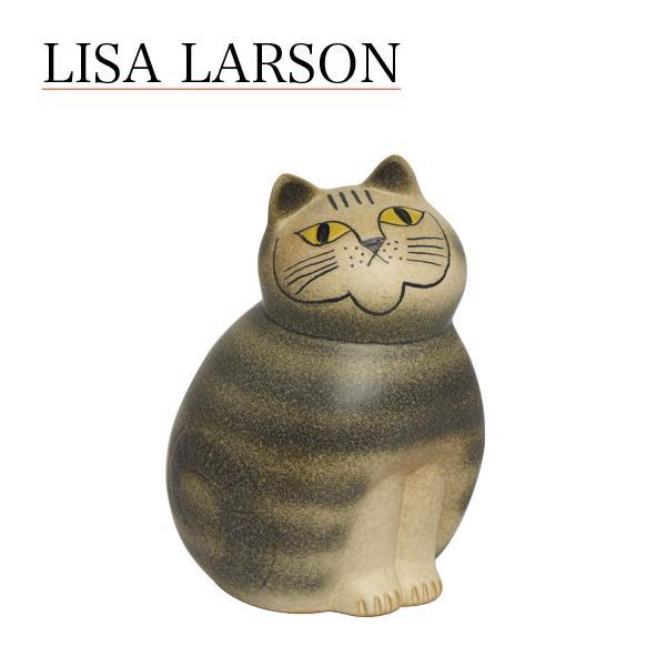 リサラーソン 猫 置物 キャットミア ミディアム 中 グレー 北欧インテリア 雑貨 オブジェ Mia Cat Cats Midi Lisa Larson リサ ラーソン 無料サンプルok