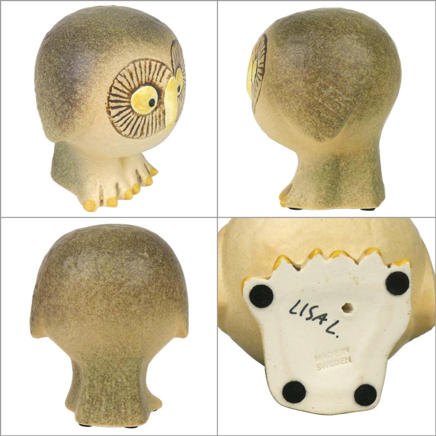 Lisa Larson 【並行輸入品】リサラーソン 置物 グレーのふくろう