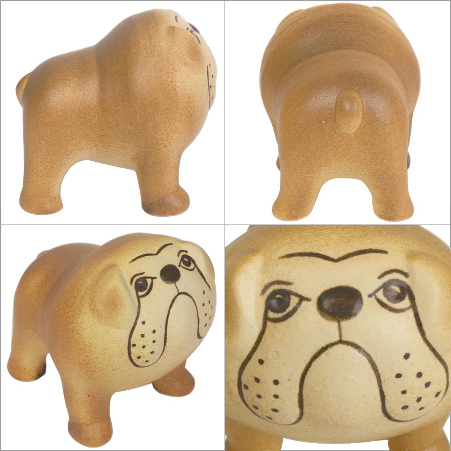 リサラーソン ケンネル ブルドッグ 中 ブラウン 犬 置物 北欧インテリア 雑貨 Lisa Larson Kennel 激安価格と即納で通信販売 オブジェ ラーソン リサ Bulldog