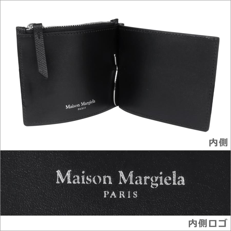 メゾンマルジェラ 二つ折り財布 マネークリップ付き 小銭入れ付き SA1UI0018 P4745 T8013 BLACK Maison Margiela｜daily-3｜02