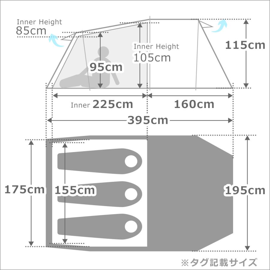 ローベンス Voyager Versa 3 テント ローベンス テント ボイジャー ヴァーサ 3／ROBENS Voyager