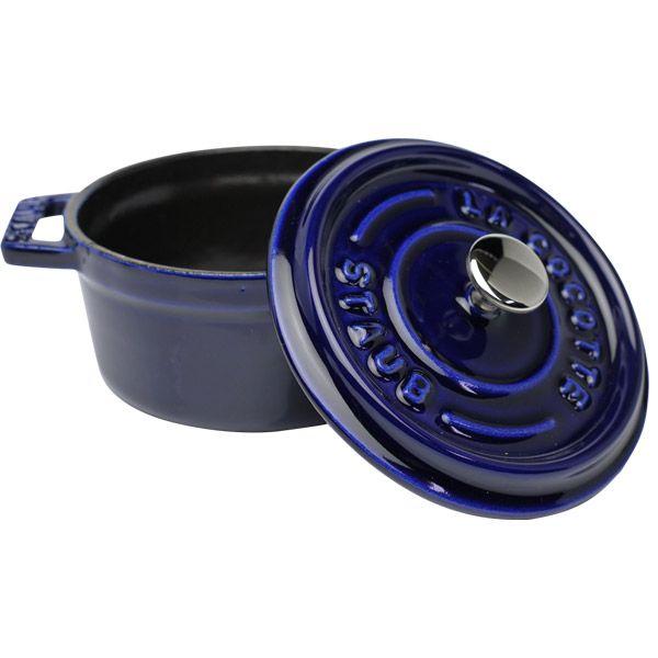STAUB ミニラウンドココット 10cm グランブルー 廃盤 ストウブ staub