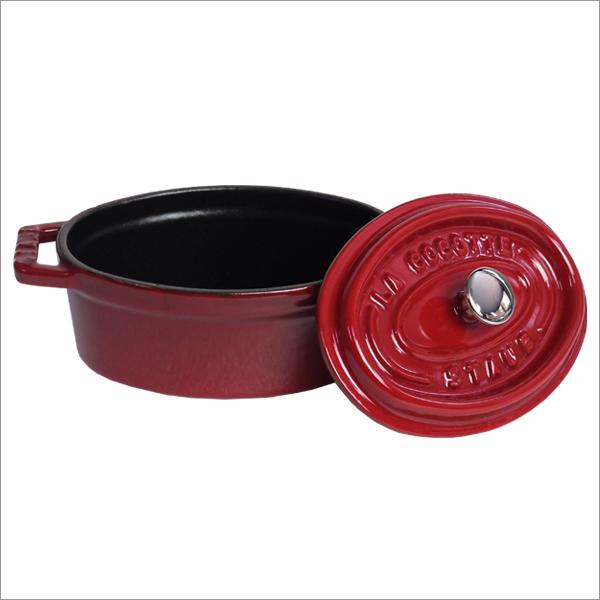 STAUB ピコココットオーバル24cmレッド ピコ・ココット 【並行輸入品】ストウブ 鍋 ピコ ココット