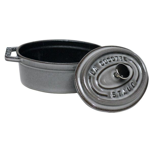 ストウブ ピコ・ココット オーバル 11cm 黒 Staub（ストウブ） 鍋 ピコ・ココット オーバル 11cm ブラック 生涯