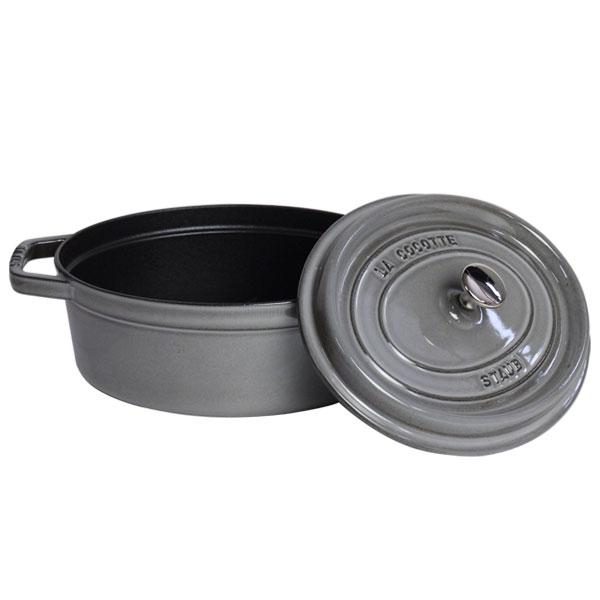 【ストウブ】ピコ ココット オーバル 29cm グラファイトグレー【STAUB】 ピコ・ココット ストウブ 鍋 ピコ ココット オーバル 29cm