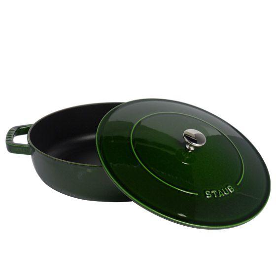 ストウブ 鍋 ブレイザー ソテーパン 24cm バジルグリーン STAUB 調理