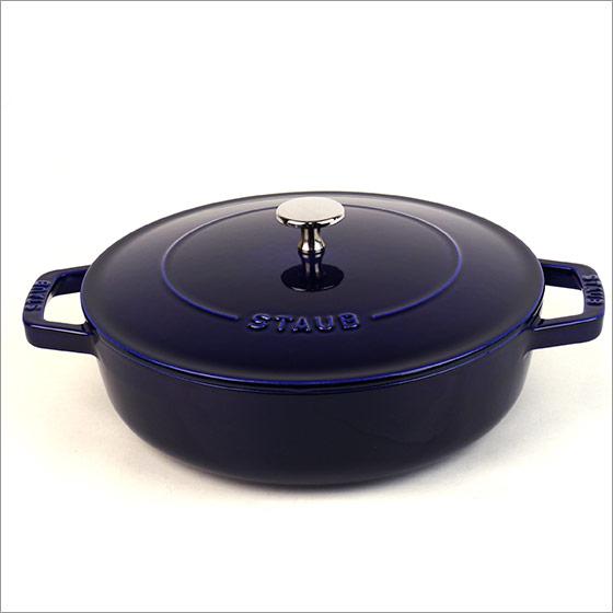 STAUB ブレイザーソテーパン 24cm ブルー Amazon｜staub ストウブ 「 ブレイザー ソテーパン グランブルー 24cm