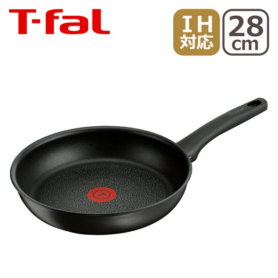 ティファール Ih対応 ハードチタニウム プラス フライパン 28cm C T Fal Tfa4012 28 Daily 3 Com 通販 Yahoo ショッピング