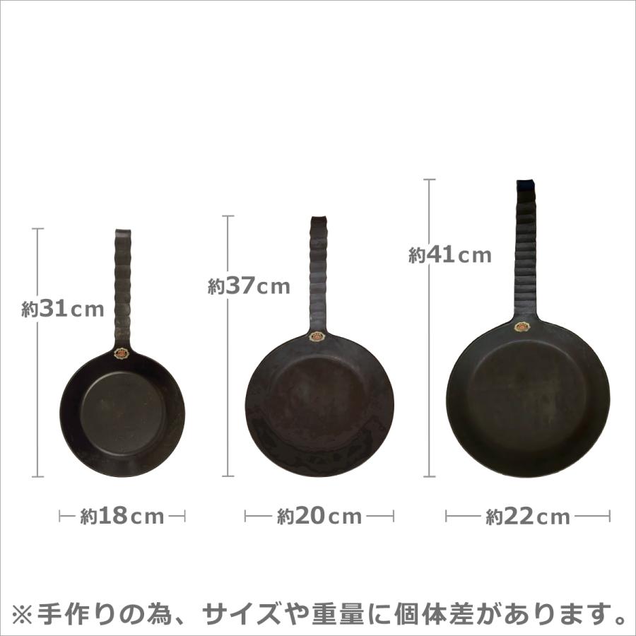turk（ターク） 【並行輸入品】ターク 鉄 フライパン 22cm IH対応