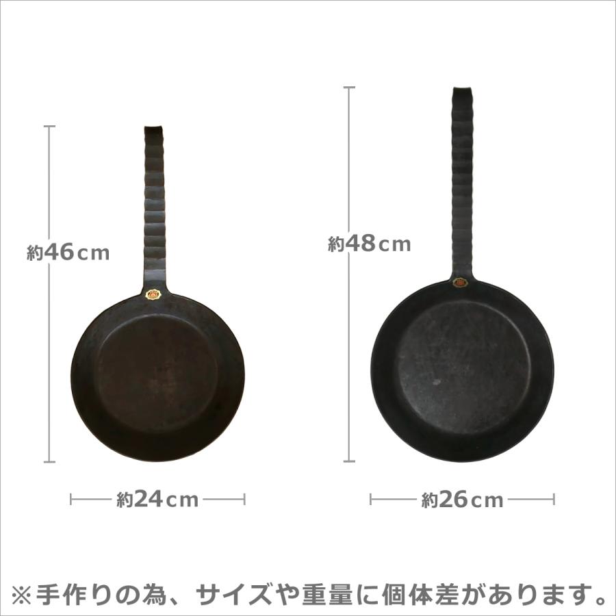 ターク 鉄製フライパン クラシック 22cm IH対応 65522 Classic Frying pan turk｜daily-3｜07