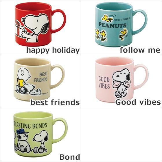 SNOOPY（スヌーピー） SN450 カラフルピーナッツ 木箱入マグ : daily-3