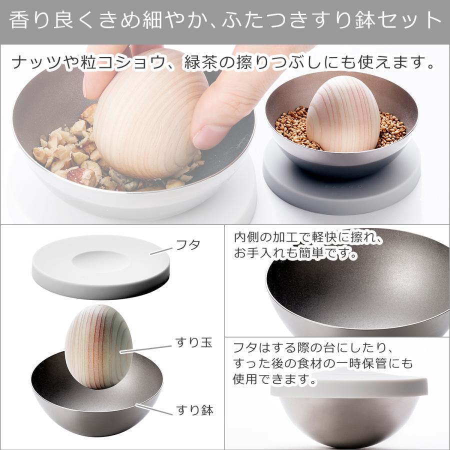 特大すり鉢 、調理器具の大量セット EAトCO EAトCO（いいとこ） Sulu スル AS0057 日本製 ごますり フタ