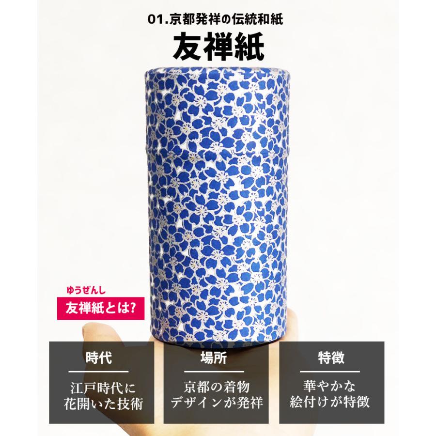 茶道具　友裕作　寄木　茶筒　時代箱付　V　R7407 茶筒 平型筒茶箕セット – Tomioka-Shoten