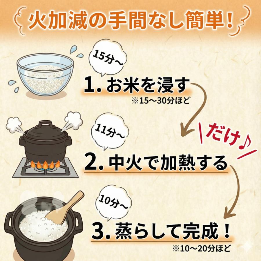 【icyさん用】きつさこ ごはん土鍋 4合炊き 萬古焼 二重蓋 直火専用 土鍋でご飯を炊く 土鍋 ご飯 炊飯 ばんこ焼 土鍋ごはん 4合 炊き