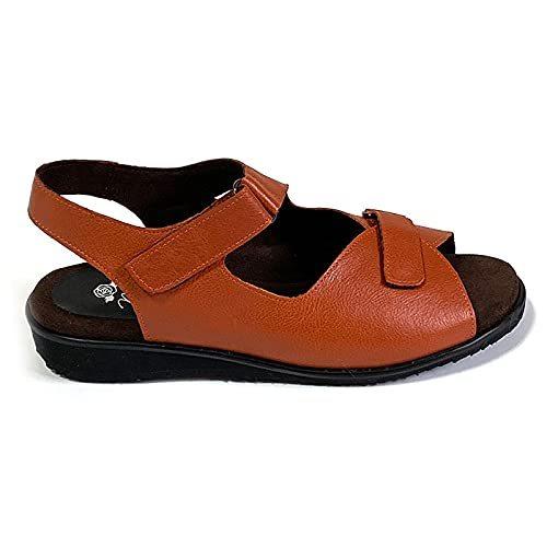 人気の新作 コンフォートシューズ 甲高 幅広 5e おしゃれ 靴 外反母趾 本革 サンダル Comfort Mio ミセス オレン 介護シューズ ゆったり シューズ Albinofoundation Org