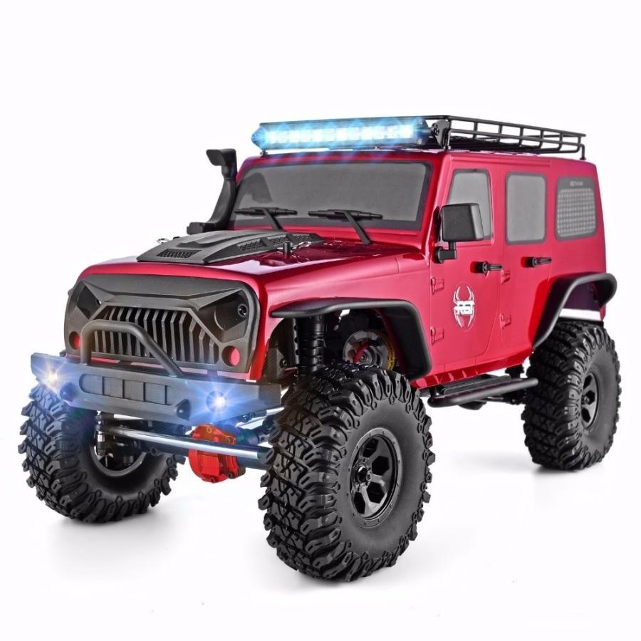 LED点灯 1/10 カートラック4WD 2.4G ニトロ　ルーフトップ　RC　RGT　ラジコン 防水