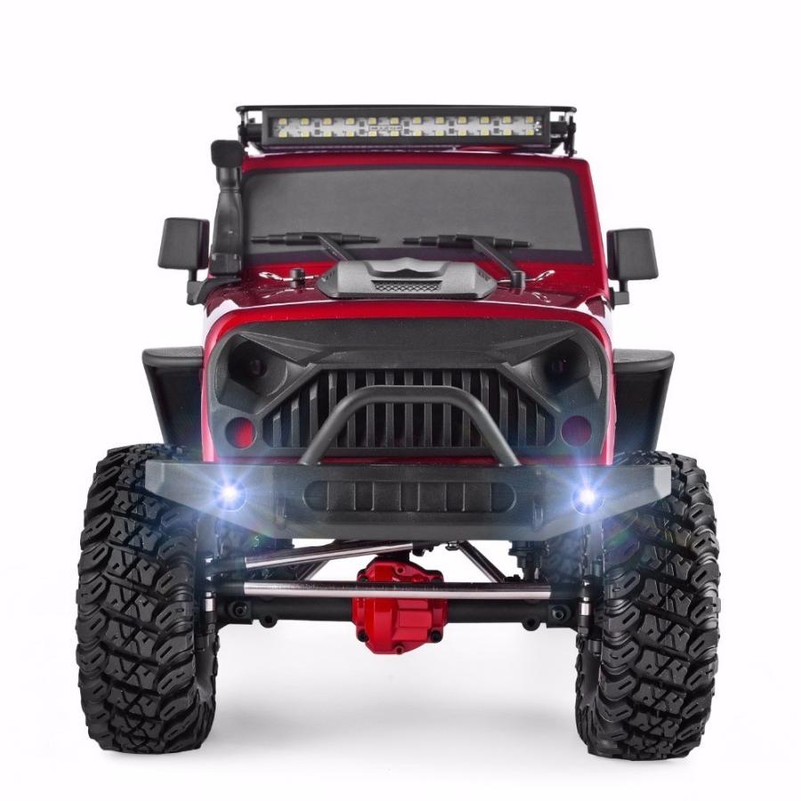 LED点灯 1/10 カートラック4WD 2.4G ニトロ　ルーフトップ　RC　RGT　ラジコン 防水 防水