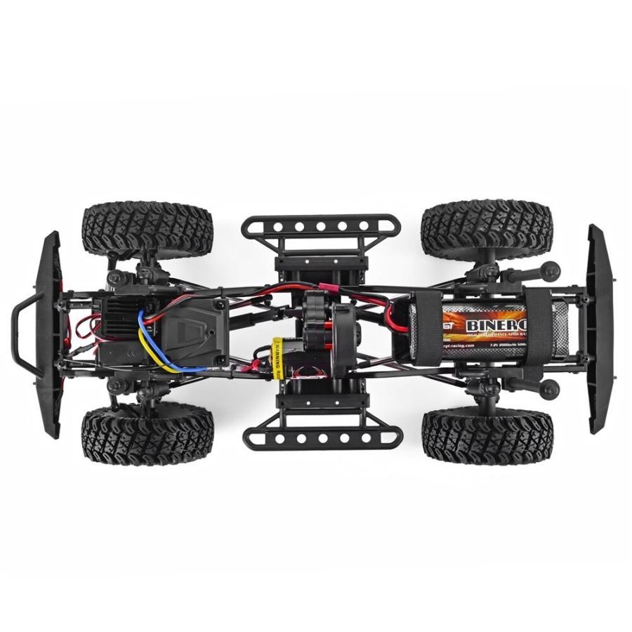LED点灯 1/10 カートラック4WD 2.4G ニトロ　ルーフトップ　RC　RGT　ラジコン 防水 防水