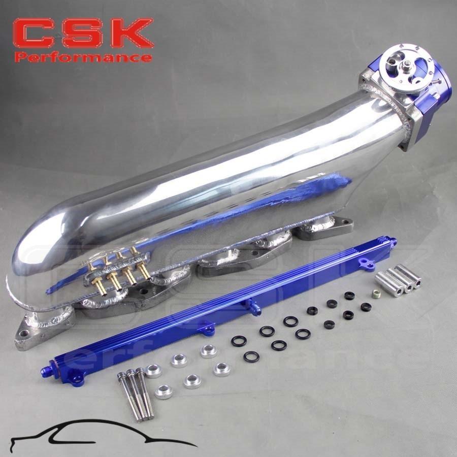 チェイサー 1JZ インテークマニホールド + 燃料レール 90mmスロットル