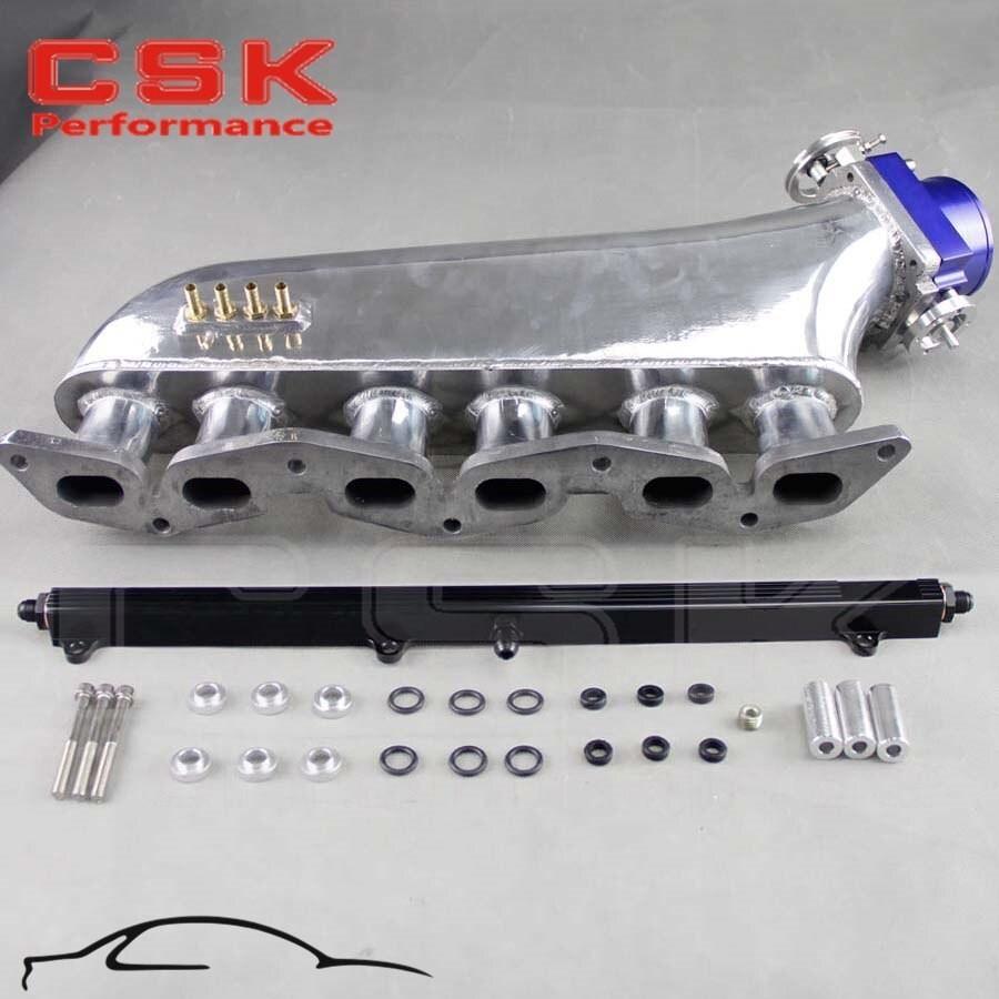 チェイサー 1JZ インテークマニホールド + 燃料レール 90mmスロットル