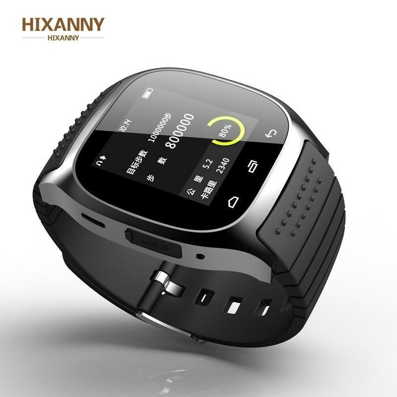 防水Smartwatch M26 BluetoothスマートウォッチLED Alitmeter音楽 