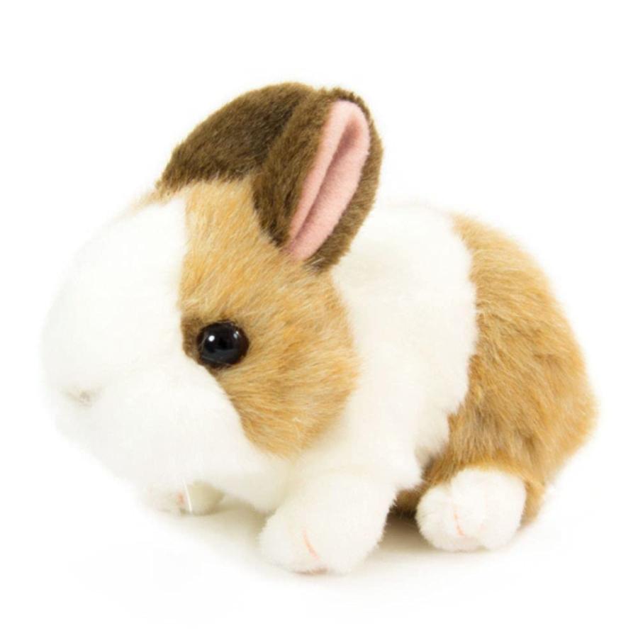 吉徳 りくのなかまたち ぬいぐるみ ウサギ ブラウン 180499 : 石田百貨