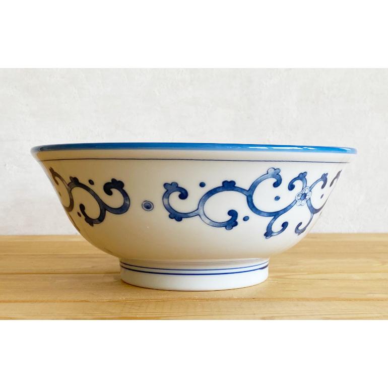 青海梅 ラーメン丼 6.8高台丼 1300cc どんぶり 美濃焼 日本製 中華