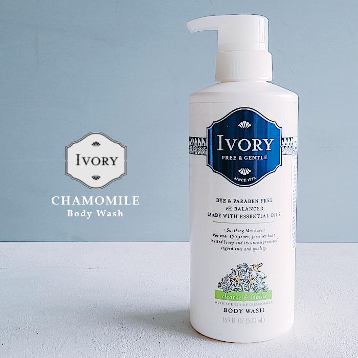 IVORY アイボリー ボディーウォッシュ フリー&ジェントル カモミール 16.9oz 500ml ボディソープ 石鹸 P&G