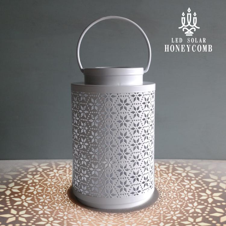Ledソーラー ランタン ハニカム ソーラーパネル搭載 ガーデニング 庭 おしゃれ Led Solar Lantern Honeycomb カメヤマキャンドルハウス デイリー通販yahoo 店 通販 Yahoo ショッピング