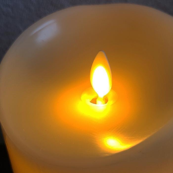 カメヤマキャンドル 専用リモコン付き LED キャンドル ルミナラ ピラー