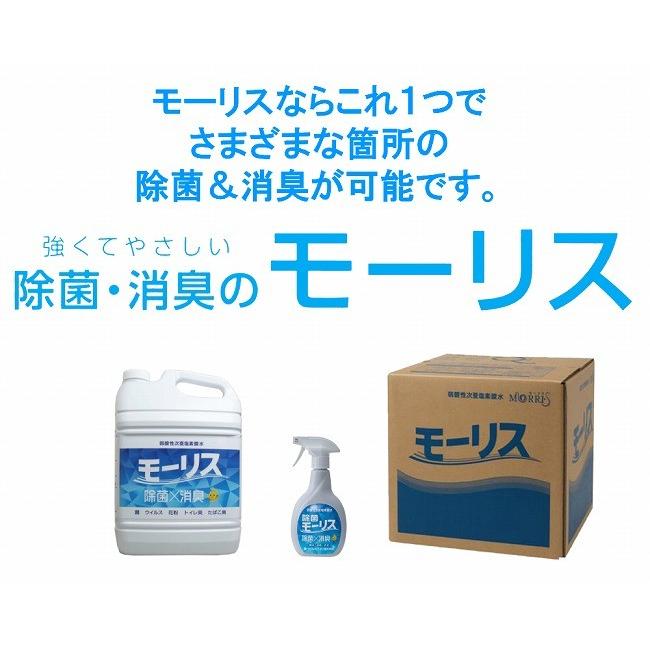 モーリス 除菌 弱酸性次亜塩素酸水 消臭モーリス200 20L バックイン