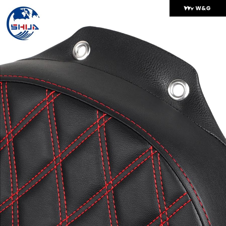 ブラック合成皮革ドライバーフロントソロシート クッション