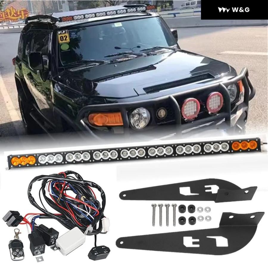 並行輸入品 車用ルーフ ホワイト アンバー 50インチ 270W LED ワーク