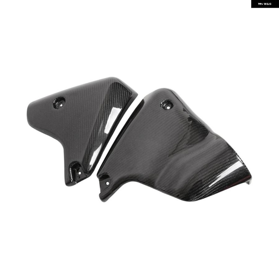 並行輸入品カフェレーサー アクセサリー BMW K75 K100 バイク カーボン サイドタンクカバー フェアリング パネル プロテクター_2