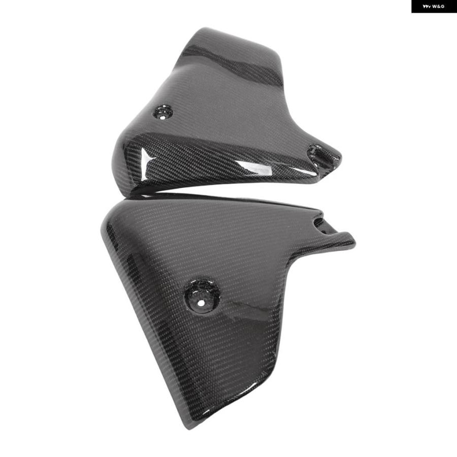 並行輸入品カフェレーサー アクセサリー BMW K75 K100 バイク カーボン サイドタンクカバー フェアリング パネル プロテクター_4