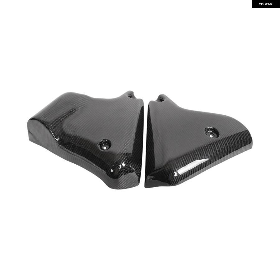 並行輸入品カフェレーサー アクセサリー BMW K75 K100 バイク カーボン サイドタンクカバー フェアリング パネル プロテクター_5