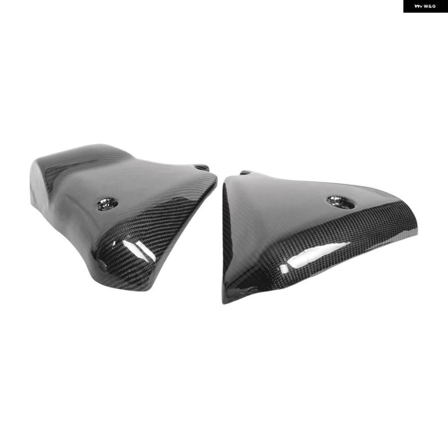 並行輸入品カフェレーサー アクセサリー BMW K75 K100 バイク カーボン サイドタンクカバー フェアリング パネル プロテクター_6